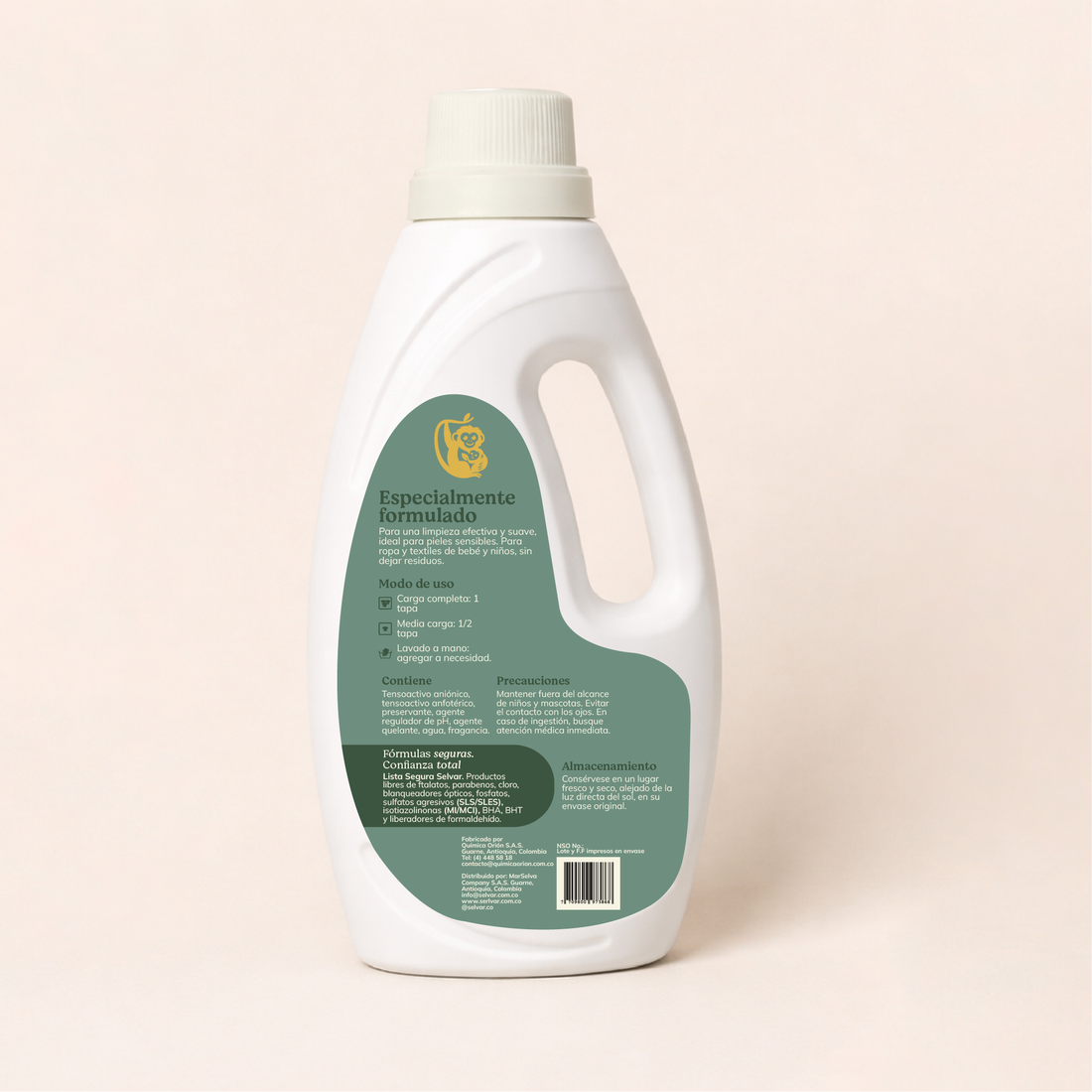 Detergente para ropa de bebé